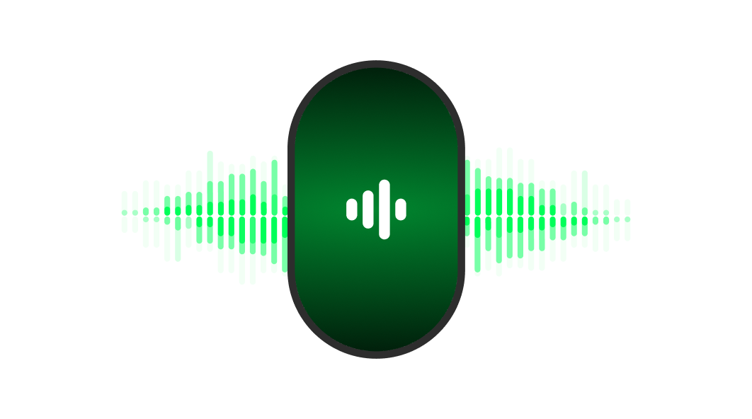 Every Stamp needs a voice. Record one, upload a clip, or choose from our voice library.
